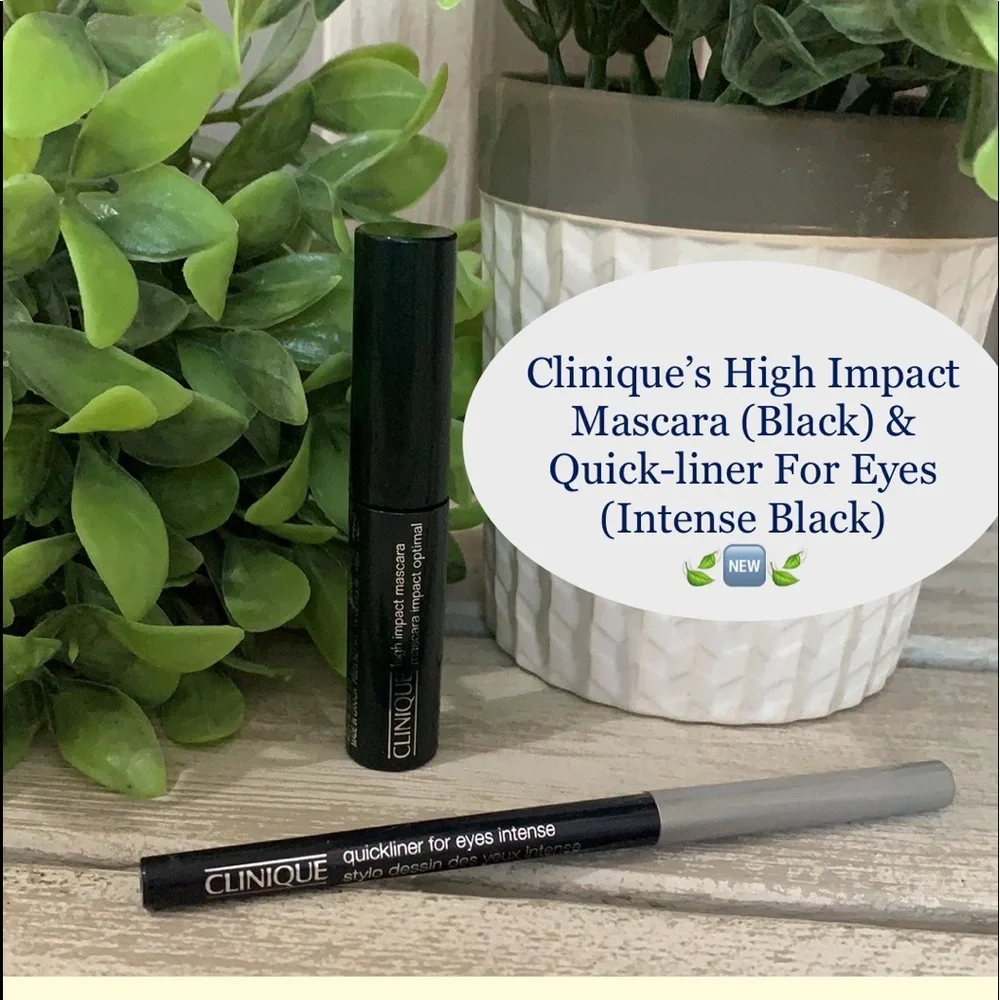 Quick-Liner 🍃🆕🍃Clinique Mascara .14oz & Quick- Eyeliner Set!!